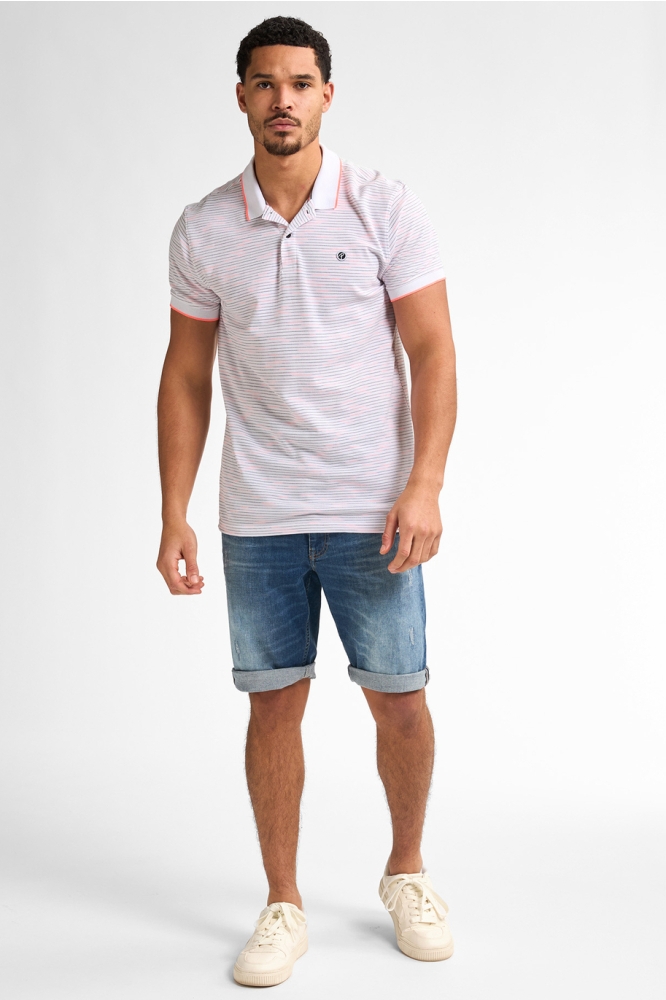 POLO MET PRINT M 1050 POL914 0000 BRIGHT WHITE